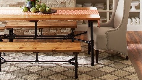 How to Build a Harvest Table Using Pipes