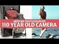 MODERN PHOTOGRAPHER TRIES 1909, Kodak Pocket Camera