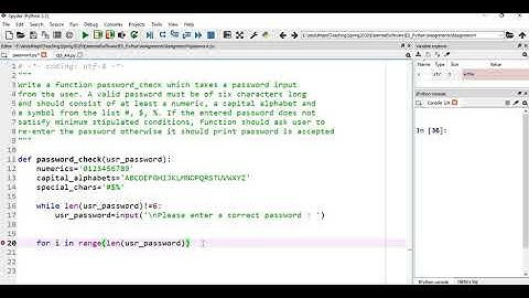 Python Programming-Password Checker