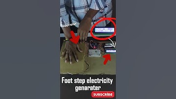 FOOT STEP ELECTRICITY GENERATOR #engineeringprojects #esp32 #arduino