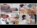 MORNING ROUTINE 🇰🇷 baby skincare, unboxing birthday presents 🧸 | Erna Limdaugh