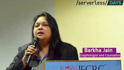 ServerlessDays Jaipur 2019 | Talk by Barkha Jain