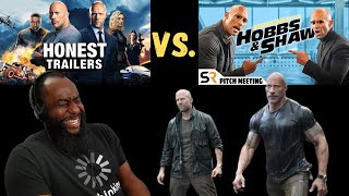Hobbs \& Shaw - Pitch Meeting Vs. Honest Trailers (Reaction)