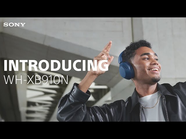 Introducing the Sony WH-XB910N EXTRA BASS™ Noise Cancelling Wireless  Headphones 