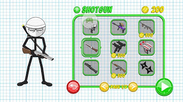 Gun Fu: Stickman 2 shootgun