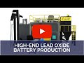 Highend lead oxide  battery production