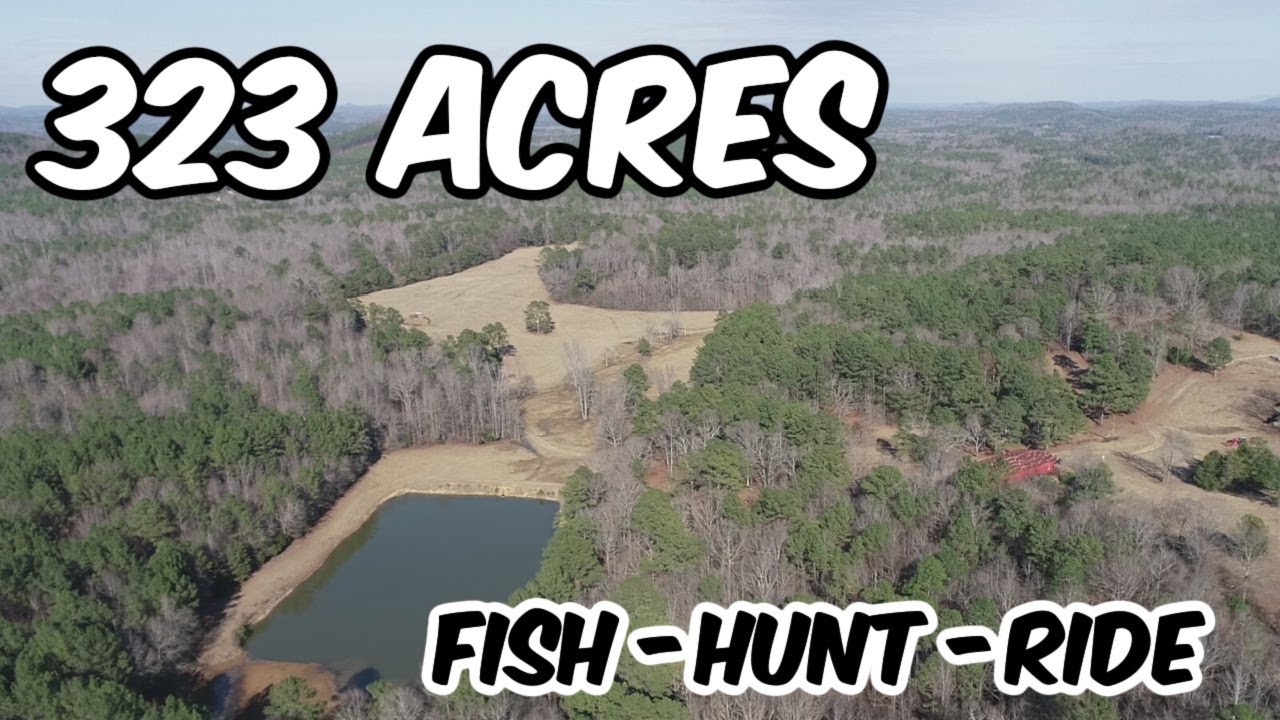 Barn Fishing Lake Pastureland 323 Acre Alabama Land For Sale