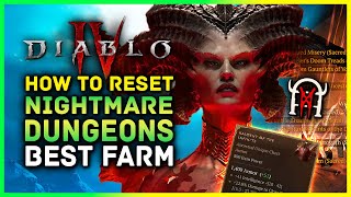 Diablo 4 -  Awesome Reset Method Nightmare Dungeon Farm After The BIG Patch, Easy XP & Legendaries