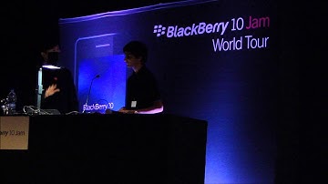 Raghav Sood at Blackberry 10 Developers Conference