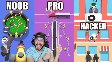 NOOB VS PRO VS HACKER in ROPE SAVIOR 3D | Luky Games