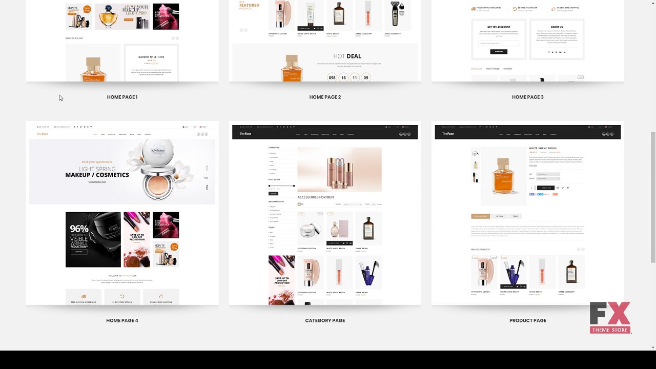 Theface - Magento Theme for Beauty and Cosmetics Store - YouTube