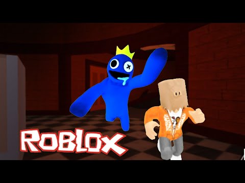 ESCAPE DA ESCOLA DO AZUL BABÃO NO ROBLOX!! (Rainbow Friends) 