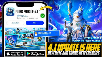 PUBG Mobile 4.1 Update Is Here | New Date And Time | How To Download PUBG Mobile 4.1 Version |PUBGM