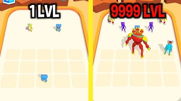 MAX LEVEL in Merge Master: Wuggy Evolution Game Fortress Giant Glamrock