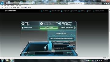 SPEED TESTS OF IINET CABLE