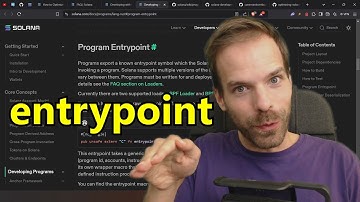 Solana Program Entrypoint Deep Dive [Solana Tutorial] - Oct 18th 