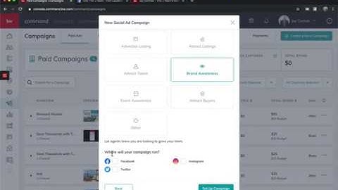 KW Command: Campaigns - Facebook Ads (Dec 2019)