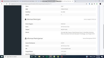 sistem informasi perpustakaan berbasis web
