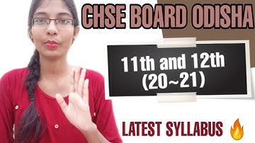 New syllabus CHSE board Odisha 20~21  | 30% reduced now get 90% easily