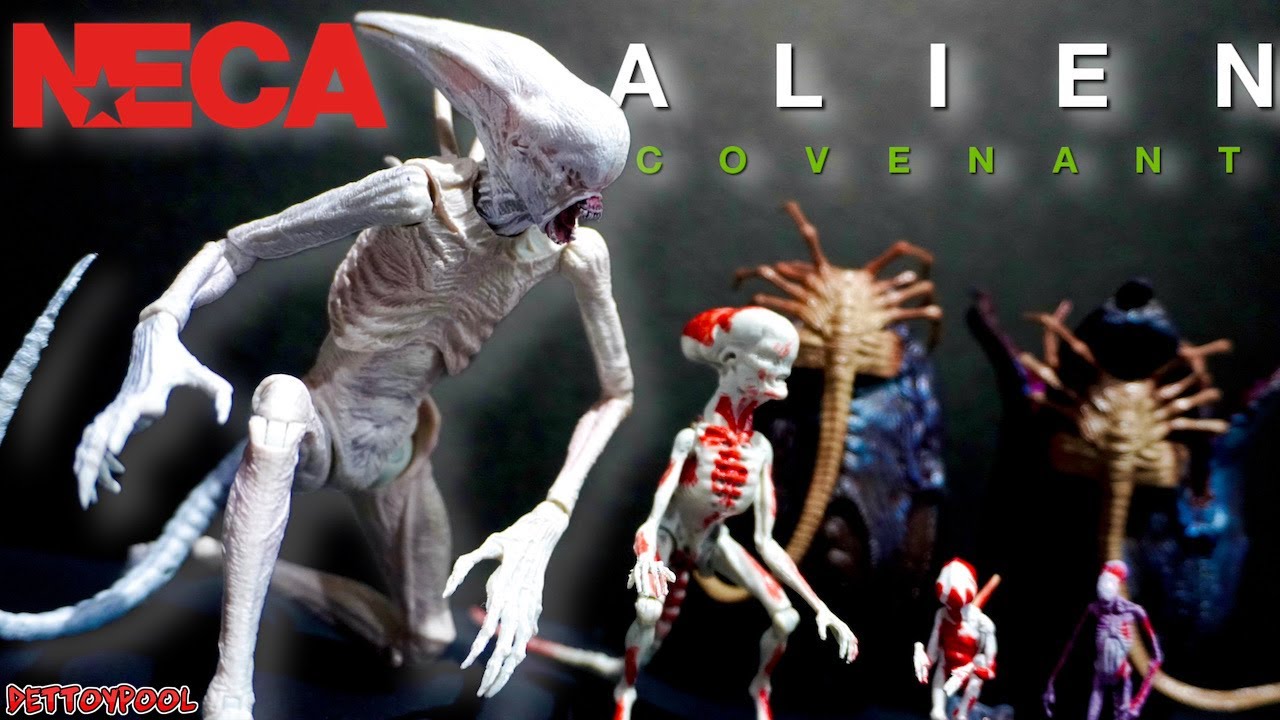 白いエイリアン】NECA エイリアンコヴェナントシリーズの