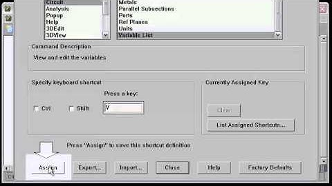 Customizing Keyboard Shortcuts (Older version of Sonnet)