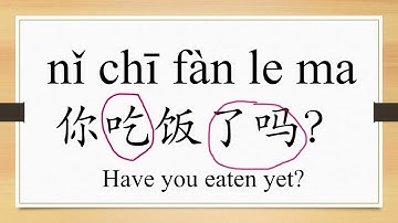 Learn Chinese characters from the origin,Greet with“吃”/HSK 1 words/Beginners