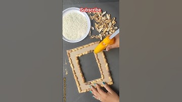 DIY Photo Frame Ideas using Waste Material #shorts #short #viral #photoframe #diy #craft