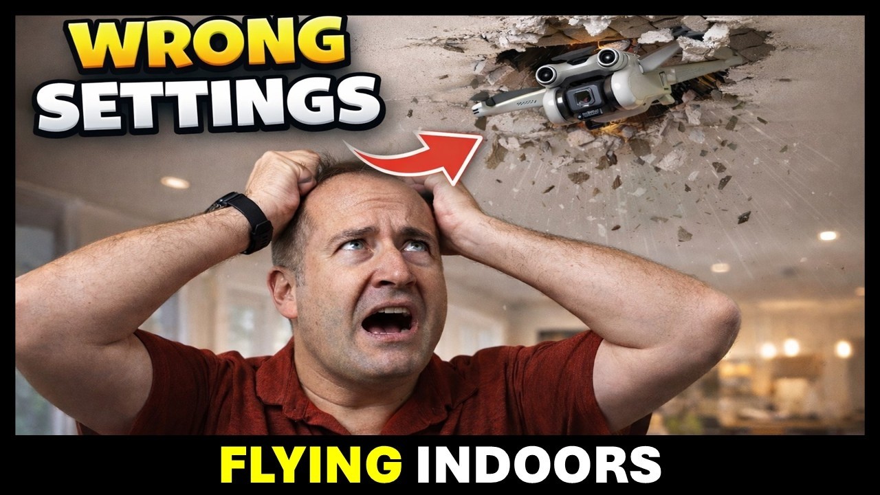 5 DJI Settings that cause Indoor Crashes