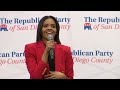 Candace Owens speaks to crowd of over 2,000 at San Diego County Republican event