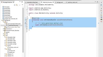 Android   Create new project in Eclipse
