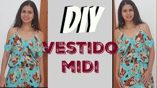 Como Fazer Vestido Midi De Viscose Sem Molde