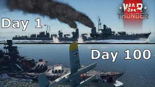 I played 100 days of War Thunder Naval for this...