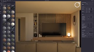 Real-Time Interior Design: Time-Lapse of Living Room Creation & Walkthrough with Omniarch