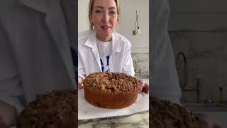 the best coffee cake ever, made with a brown sugar cinnamon swirl and buttery pecan crumb streusel
