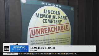 Carson cemetery closes suddenly, leaving families desperate for answers