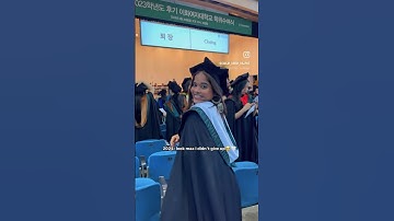 Finally graduated from Korean University🥺🤍#graduate #korea
