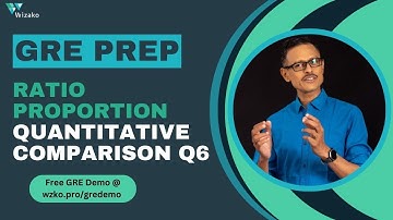 GRE Quantitative Comparison | Ratio & Numbers Practice Question 6