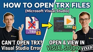 Opening TRX Files (Microsoft Visual Studio)