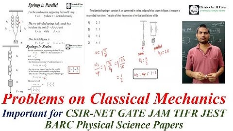 Lecture on Waves and Oscillation # Target-IIT JAM GATE CSIR NET Physics paper