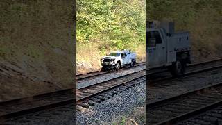 Why Is A Truck On Railroad Tracks?!  Can Your Truck Do This?  JawTooth shorts