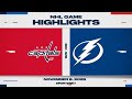 NHL Highlights: Lightning Defeat Capitals 3-2 🏒