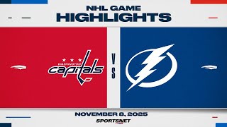 Nhl Highlights Capitals Vs. Lightning - November 8, 2025