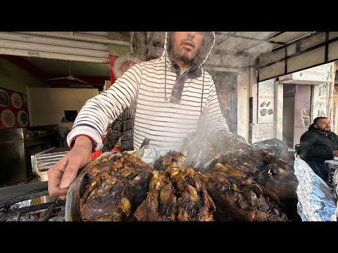 طبق نووي راس مصلي ولوبيا بالهرقمة عند أب ا في القيروان