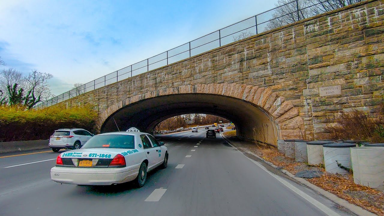 4K Driving By New Hyde Park in Nassau County New York ( USA Drive)
