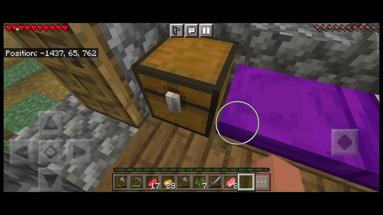 Minecraft Pocket Edition Online Server Gameplay , Mining gameplay