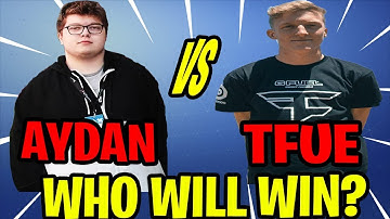 TFUE GOES 1V1 AGAINST GHOST AYDAN | WILL TFUE BODY GHOST AYDAN ON A 1 V 1? | Fortnite Funny Moments