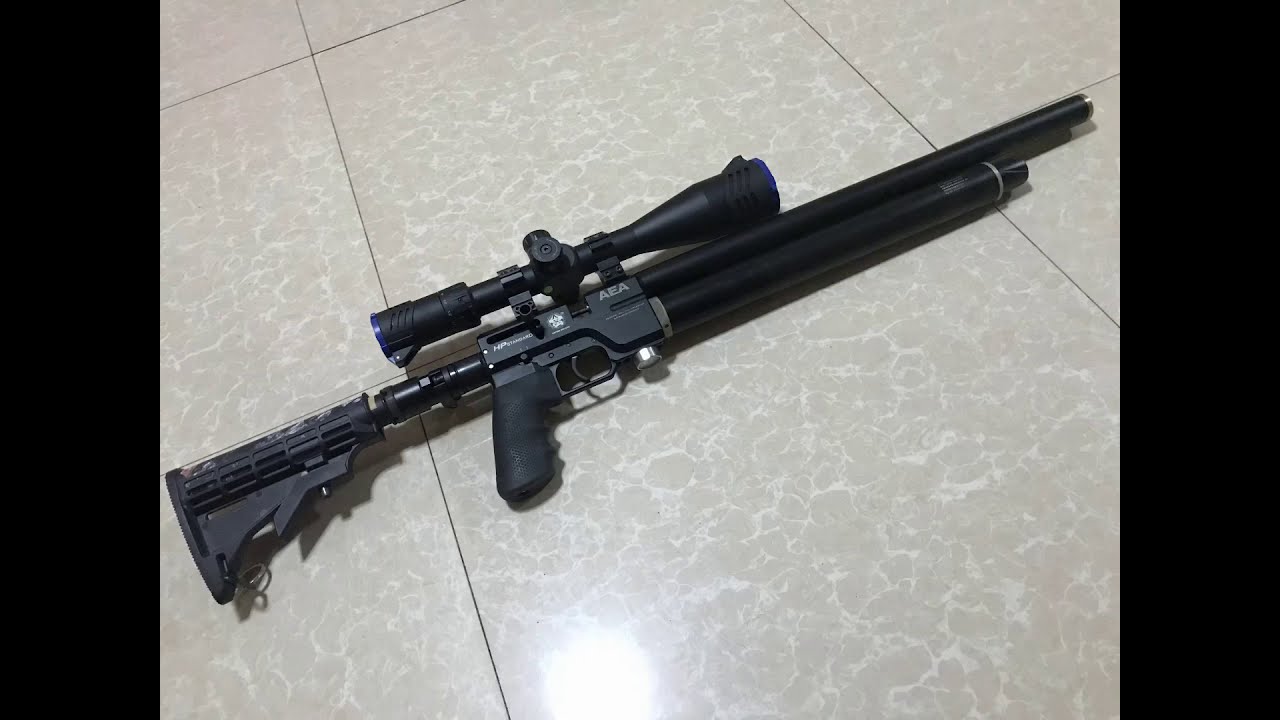 AEA Airgun: AEA HP Standard 22.Cal - YouTube