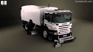 Scania P Road Cleaner 2011 3D Model By 3Dmodels