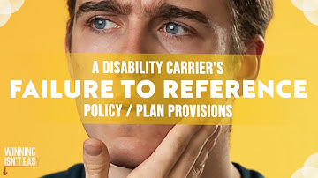 WIE Podcast Season 3 Episode 12 S2 Disability Carriers Failure to Reference Plan Provisions