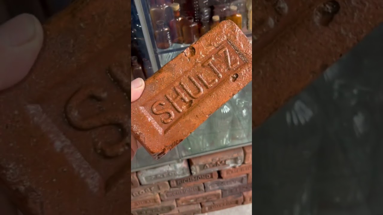 SHULTZ ANTIQUE BRICK MUDLARKING the river.